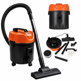 Darbnīcas putekļsūcējs kamīnam (sausai un mitrai tīrīšanai) ar pūtēju, 15 l, 15 000 Pa, 1400 W