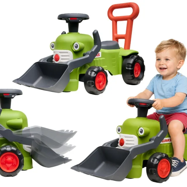 Claas Vintage Baby traktors-stumjamais ar frontālo iekrāvēju