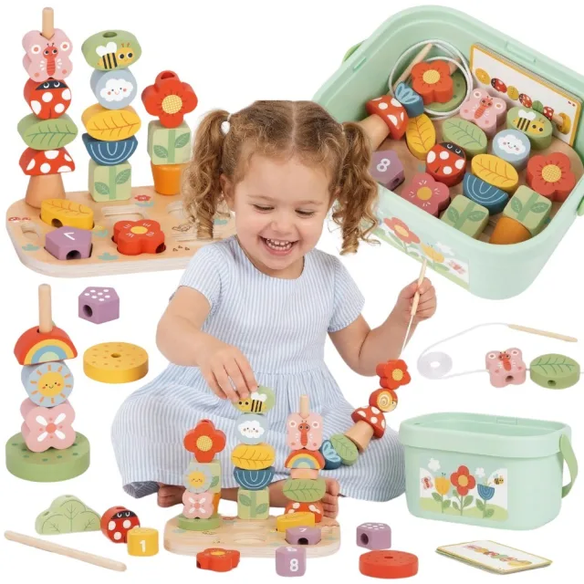 Izglītojošā kaste 5 vienā “Burvju dārzs” Montessori