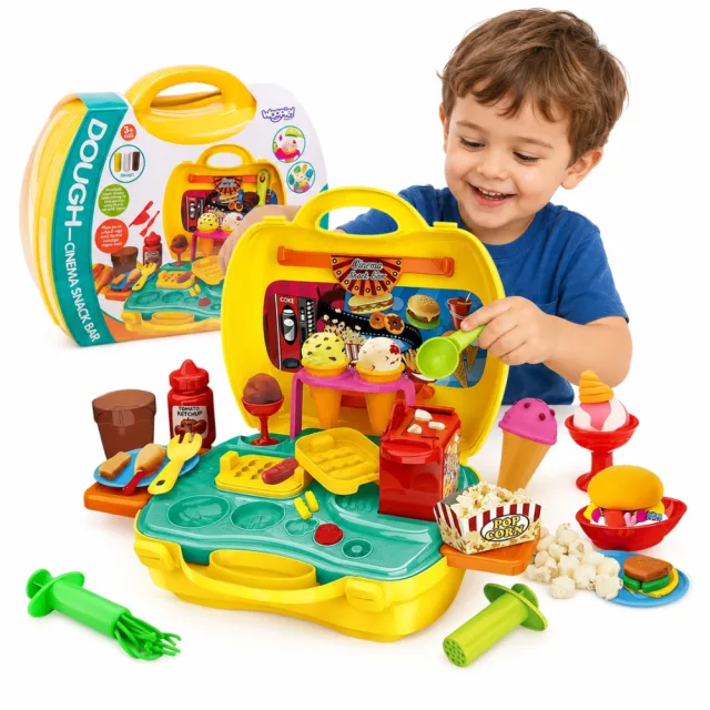 Kinoteātra uzkodu gatavošanas komplekts ar plastilīnu