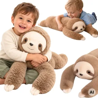 Sliņķis — svērta sensorā plīša rotaļlieta, 2,5 kg