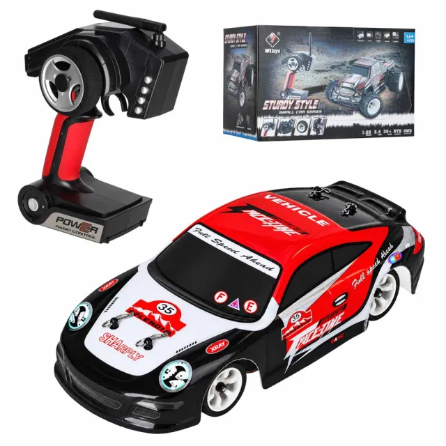 WLToys K969 Drift RC automašīna 1:28 4WD RTR 2,4 GHz 30 km/h