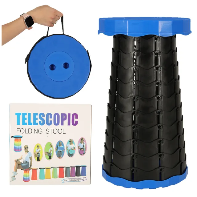 Saliekamais krēsls saliekamais taburete zils taburete