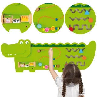 Koka sensorā manipulāciju tāfele Montessori FSC