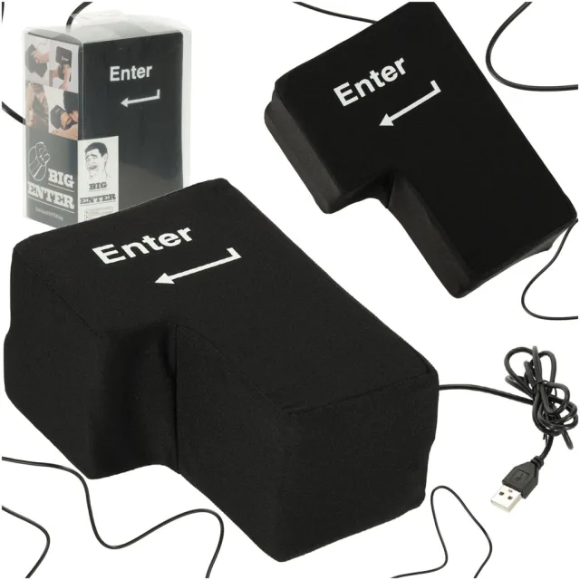 ENTER taustiņš liels pretstresa USB spilvens