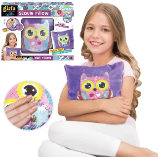Art & Fun DIY radošais komplekts — pūces spilvens dekorēšanai