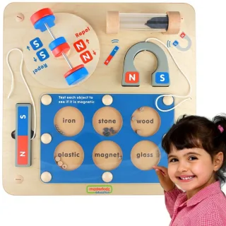 Mācāmies par magnētisko pievilkšanos — Flex Montessori sienas tāfele