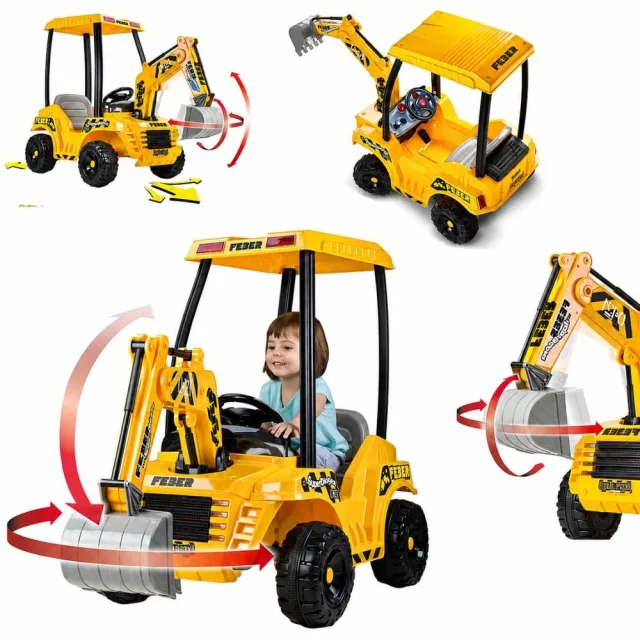 Elektriskais ekskavators Super Digger ar uzlabotu LT 12 V akumulatoru
