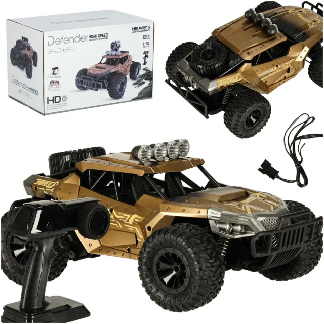 RC bezceļu drifta auto 20 km/h brūns