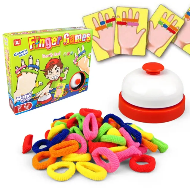 Krāsaino gumiju veiklības spēle FINGER GAMES