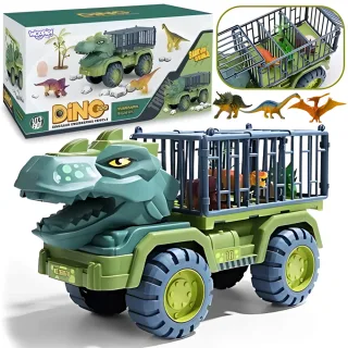 Dinozauru kravas auto ar figūriņām
