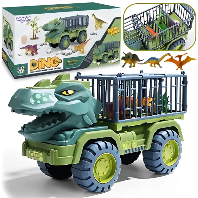 Dinozauru kravas auto ar figūriņām