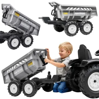 Pašizgāzēja piekabe Super Dumper, 3–7 gadi