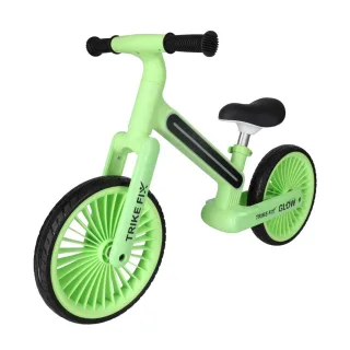 Trike Fix Glow LED neona zaļš kross-trīsriteņu velosipēds