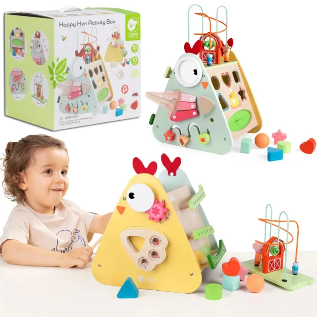 Montessori 10-in-1 kubs Happy Farm XXL