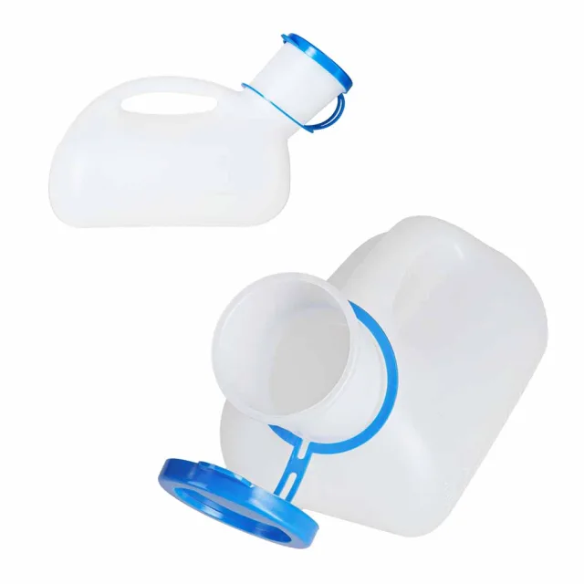 Pārnēsājams vīriešu pisuārs – sanitārā pīle, urīna pudele