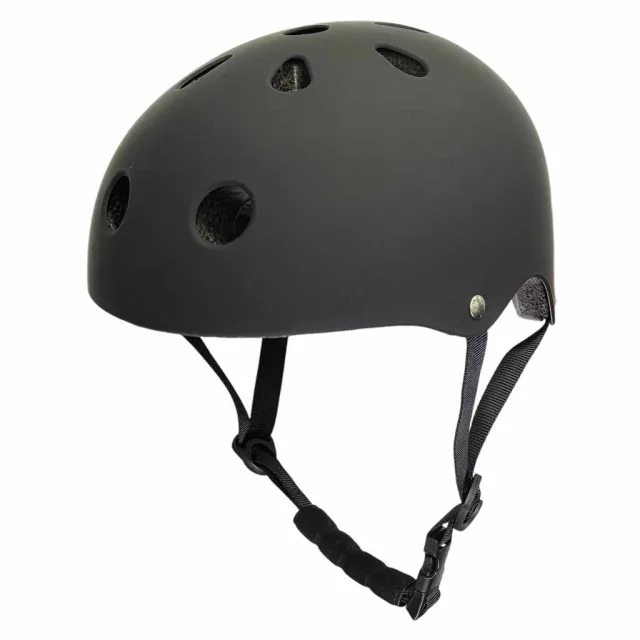 Trike Fix bērnu velosipēdu ķivere regulējama LED M 55-58cm melna
