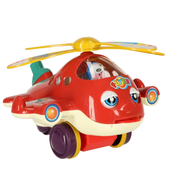Push stick helikoptera lidmašīna ar skaņu
