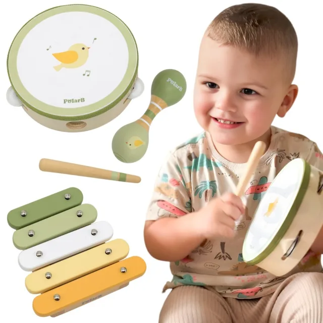 PolarB zaļais mūzikas instrumentu komplekts