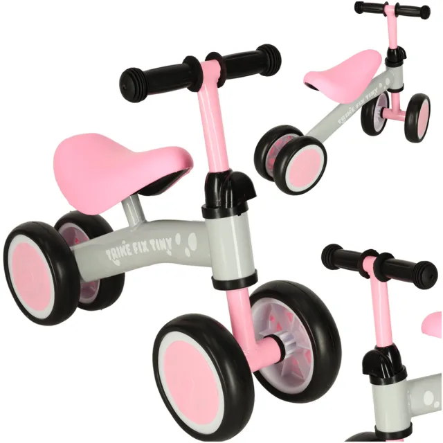 Trike Fix Tiny cross-country tricikls rozā krāsā