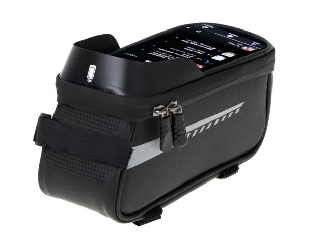 Velosipēda somas pannier ūdensnecaurlaidīgs tālruņa turētājs