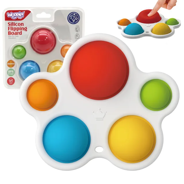 Pop It Montessori sensorā rotaļlieta—graužamais pret stresu