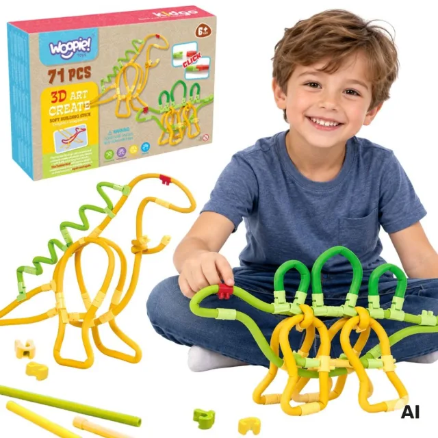 3D konstrukciju komplekts, 71 detaļa