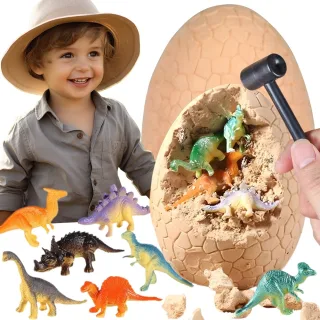 Arheologa komplekts — dinozaura olas izrakšana, 12 dinozauri