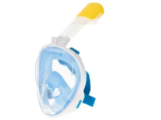 Pilna saliekamā snorkelēšanas maska L/XL zila