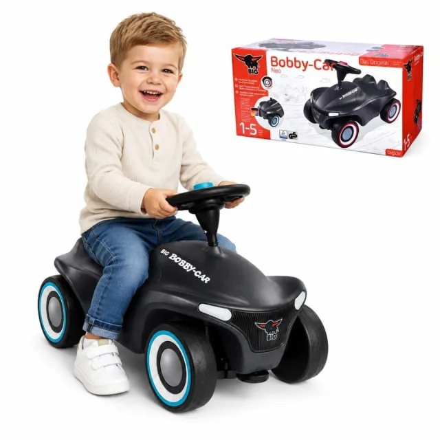 Bobby Car Neo Anthracite bērnu stumjamais braucamais