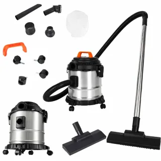 Darbnīcas putekļsūcējs kamīnam – sausai un mitrai tīrīšanai, ar pūtēju, 20 l, 22 000 Pa, 2000 W