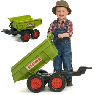 Liela pašizgāzēja piekabe traktoram Claas R-940C, zaļa