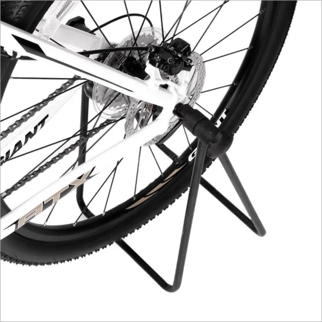 Metāla salokāms dienesta velosipēdu statīvs aizmugurējam ritenim