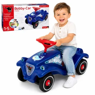 Bobby Car Classic braucamrīks ar delfīna attēlu