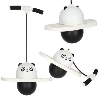 Bērnu lēkšanas rīks „Pogo Balance Jumper“, balts un melns