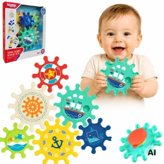 WOOPIE BABY vannas rotaļlieta ar zobratiem