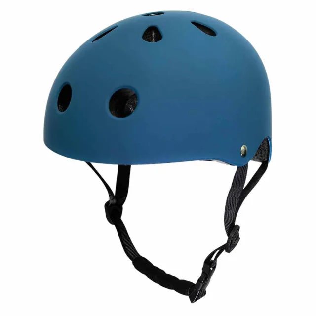 Trike Fix bērnu velosipēdu ķivere regulējama LED M 55-58cm tumši zila