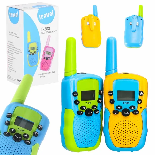 Rācija Walkie talkie walkie bērniem 2 gab. komplekts