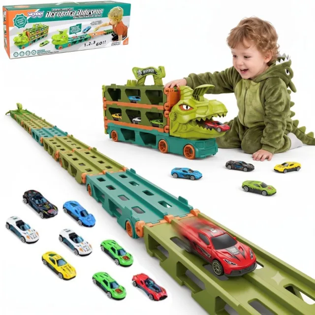 Dinozaura kravas automašīna ar trasi, 2,1 m