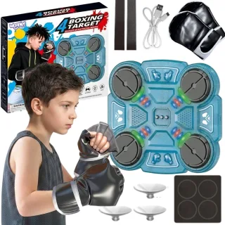 Inteliģentais muzikālais boksa mērķis 4 Boxing Target, zils