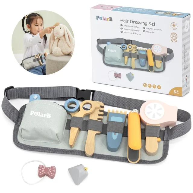 PolarB koka friziera instrumentu komplekts ar jostu