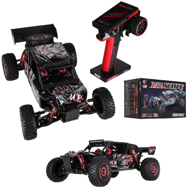 WLToys RC automašīna 124016 1:12 4WD bezsuku Off-Road 75 km/h RTR