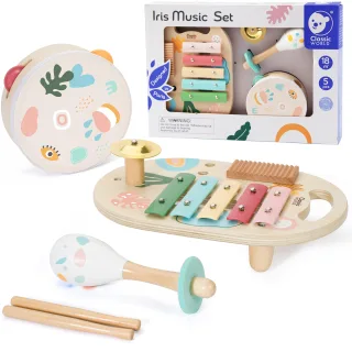 Bērnu mūzikas instrumentu komplekts, 5 gab.