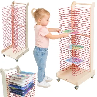 Mākslas darbu žāvēšanas statīvs – 30 līmeņi
