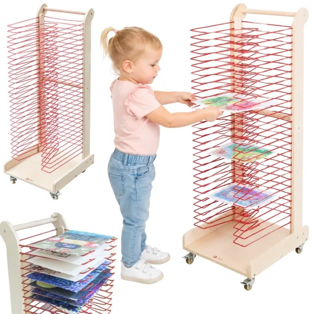 Mākslas darbu žāvēšanas statīvs – 30 līmeņi