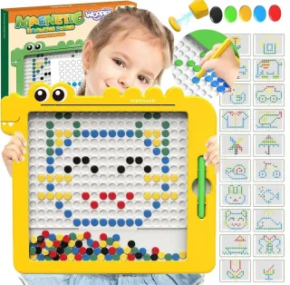 Montessori magnētiskā tāfele bērniem MagPad Dinozaurs