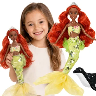 EMI Mermaid nāriņas lelle ar roņa figūriņu