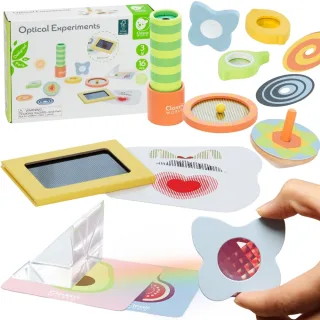 Optikas eksperimentu komplekts, 16 detaļas