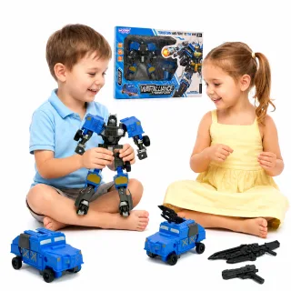 Transformējams robots 2 vienā — kaujas transportlīdzeklis