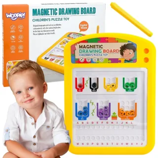 Izglītojoša magnētiskā tāfele — alfabēta apguve, 3+